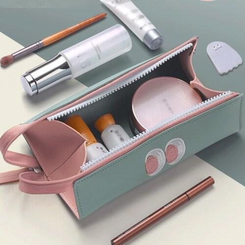 Multipurpose Pencil Bag With Independent Zipper Large Capacity Stationery Organizer For Office Home DU55