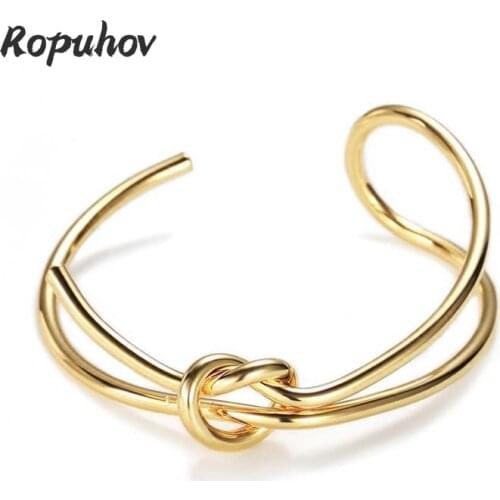 ROPUHOV 2021 Jewery Trendy Korean Vintage Bracelet Plated Fashion Streewear Bracelet