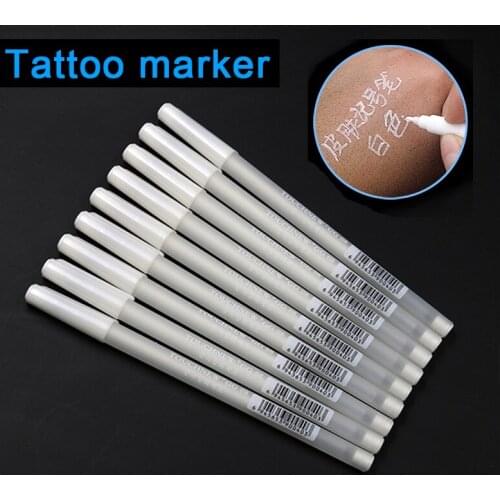 New Microblading Tattoo Eyebrow Surgical Skin Marker Pen Tattoo Piercing mirco tattoo Pen for Semi-permanent Make up Eyebrow Lip