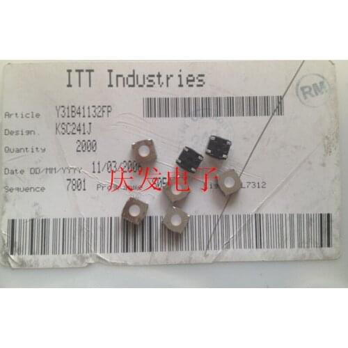 Original new 100% touch switch waterproof and dust-proof 6.2*6.2*3.5 KSC241J silicone head