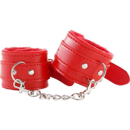 EXVOID Slave Handcuffs Ankle Cuff Restraints SM Restraints Bondage Plush Hand Cuffs Sex Toy for Couples Cosplay BDSM Bondage