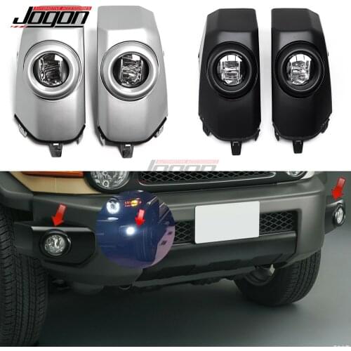 LED For Toyota FJ Cruiser 2007-2018 2019 2020 Fog Lamp DRL Daytime Running Lights Day Driving Light Kit Assembly Car Accessories