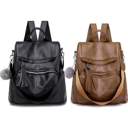 2020 New Fashion PU Anti-Theft Womens Backpack Large Capacity High Quality School Backpack Shoulder Bag Travel Backpack