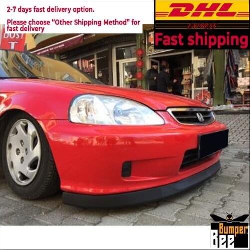 HONDA CIVIC Astra H LIP Model FRONT SPOILER BUMPER LIP Euro Spoiler Lip Universal 2 pcs Body Kit