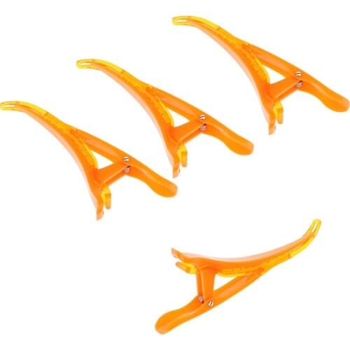 4pcs/Set Salon Styling Sectioning Clips Eagle Mouth Strong Grip Clamps for Thick Thin Hair Hairdressing Perm Dye Straighten Curl