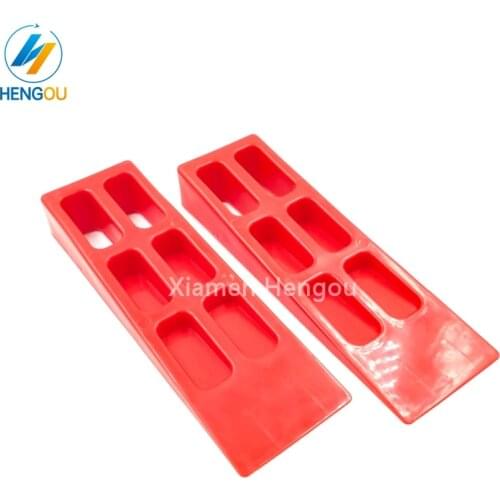 5 Pieces Paper Wedges Red Paper Stopper for Roland Komori KBA Printing Machine Size 30x60x200mm
