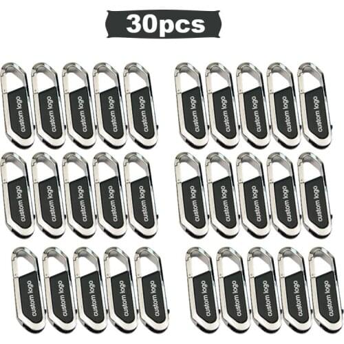 Fast Speed 30pcs free logo USB Flash Drive 32GB 16GB 8GB Pen Drive Metal USB 2.0 64GB 128GB USB Stick Flash Drive Free Shipping