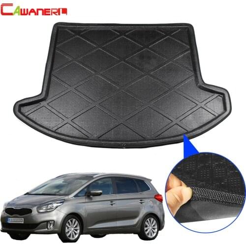 Cawanerl Car Accessories Trunk Mat Boot Tray Liner Rear Cargo Carpet Mud Floor Luggage Pad For Kia Carens 5 Seat 2006-2012