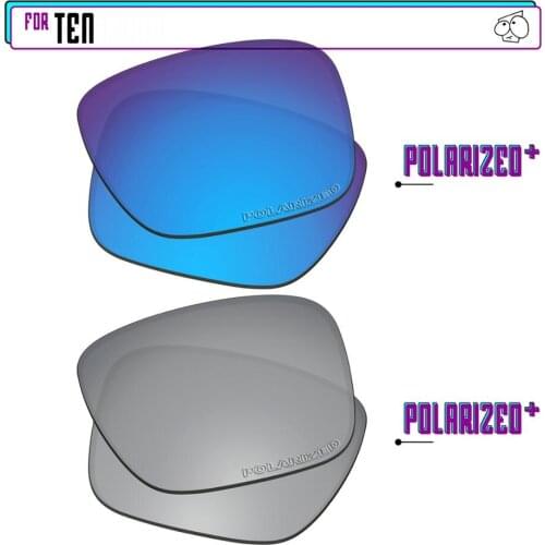 EZReplace Polarized Replacement Lenses for - Oakley Ten Sunglasses - Sir P Plus-BluePPlus