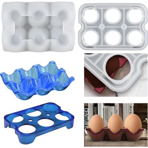 Egg Drink Storage Bracket DIY Epoxy Crystal Drop Silicone Mold Family Room Decorate Tool Table Ornaments Red Wine Storage Mold