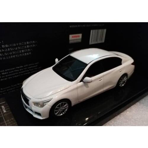 1:43 2014 NISSAN SKYLINE 350GT HYBRID SP WHITE Metal Diecast Alloy toy cars Model Vehicles For Children Boys gift hot