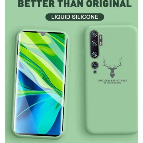 Soft Phone Case For Xiaomi Mi Note 10 Pro Deer Case For Xiaomi note 10 CC9 pro Back Silicon Cover on mi note10 10pro 6.47'' Case