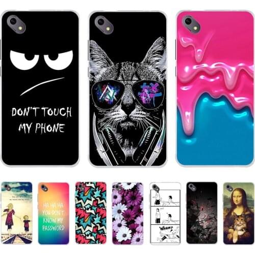 Soft TPU Case For BQ BQ-5035 Velvet Silicone Painted Cute Cat Fundas For BQ BQ-5035 Velvet BQ 5035 5.0 inch Back Covers Case