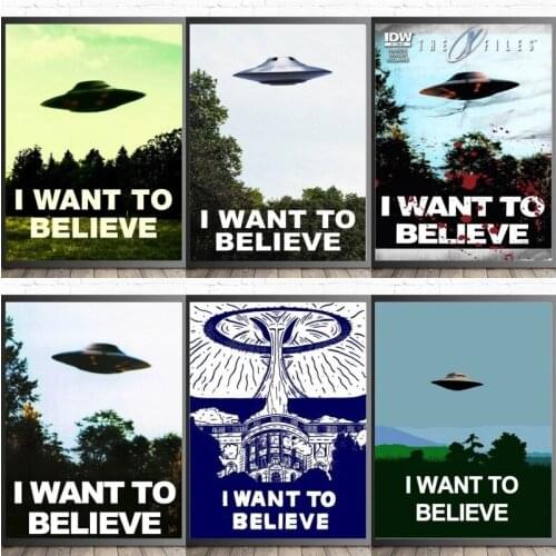 X File Tv Play Posters Prints Canvas Painting Pictures On The Wall Nordic Decoration Living Home Decor Bedroom Wall Stickers