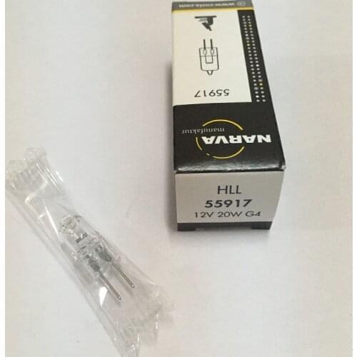 Eponymous narva 55917 halogen bulb hll 12v20w chrominance m bubble UV-1201/1240/1700/1800