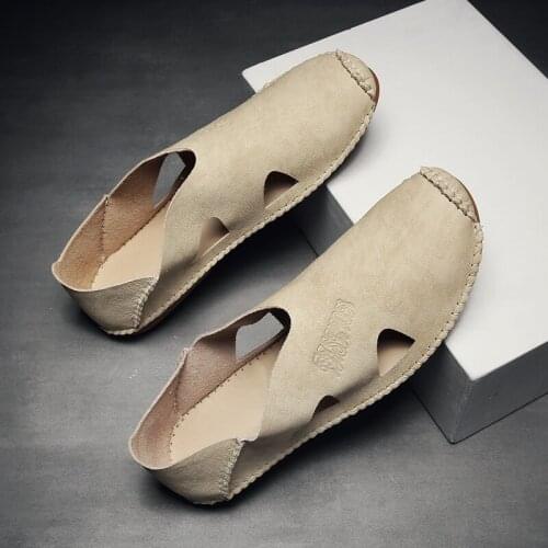 Outdoor summer flip mens masculina slip branded sports autumn rubber sandales 2018 fashion mesh male on style quality loafers