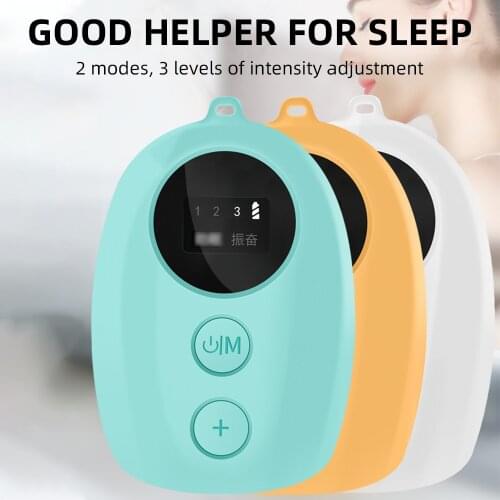 Portable Microcurrent Sleep Aid USB Charging Instrument Smart Hand-held Sleep Device Fast Sleep Hypnosis Pressure Relief Dream