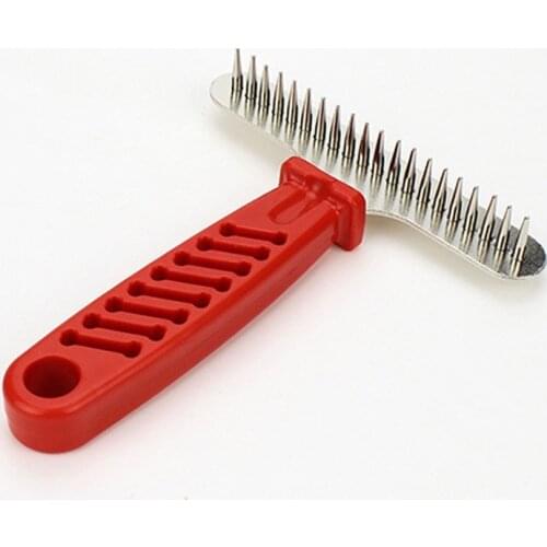 Simple Pet Dog Cat Hair Removal Clipper Brush Comb Furmin Stainless Steel Pet Grooming Tools Hair Shedding Trimmer Comb