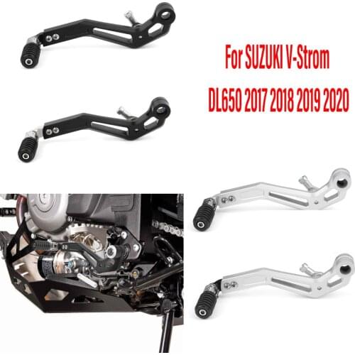 For SUZUKI V-Strom DL650 V-STROM 650/XT 2017 2018 2019 2020 Motorcycle CNC Adjustable Folding Gear Shifter Shift Pedal Leve