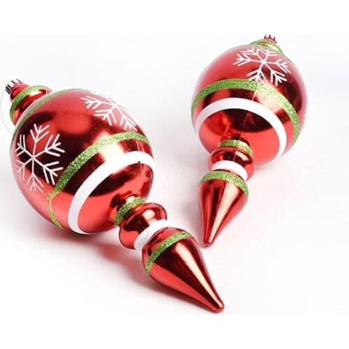 Christmas decorations, Christmas tree dressing, gourd shape, Christmas ball ornaments, hanging ball pendants