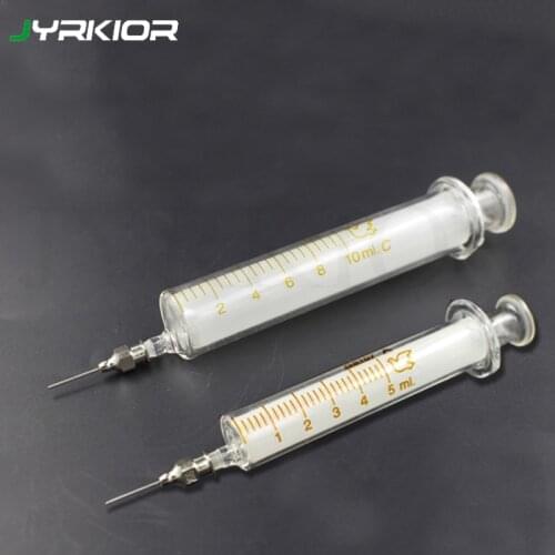 5ML/10ML Glass/Plastic Syringe Injector Sampler Dispensing For Solder Paste Flux Paste Conductive Silver Paste Phone Repair Tool