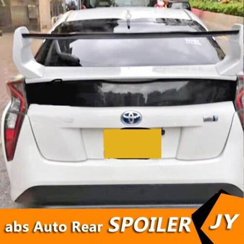 For Prius Spoiler 2013-2018 Toyota Prius FD2 Spoiler 3DCK ABS plastic Material Car Rear Wing Color Rear Spoiler