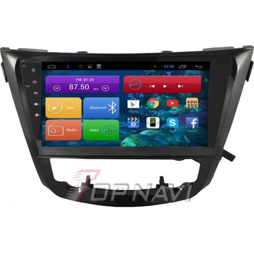 TOPNAVI Quad Core Android 6.0 Car GPS Navigation for Nissan X-Trail 2015 Autoradio Multimedia Audio Stereo,NO DVD