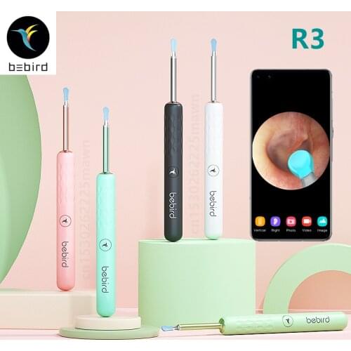 Bebird R3 R1 Ear Cleaner Wax Removal Tool Digital Camera IP67 Waterproof 300W Precision Endoscope Minifit Health Care Otoscope