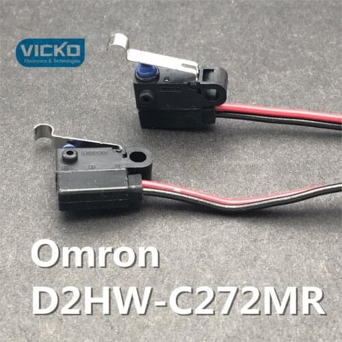 Omron D2HW-C272MR waterproof subminiature tape line Normally close Bent lever micro switch