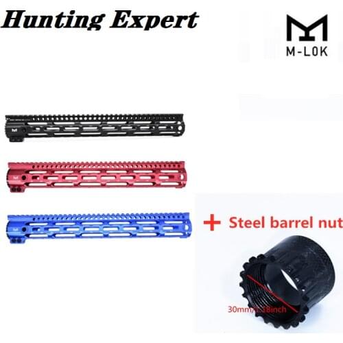 High-quality AR-15 M4 MLOK 7" 9" 12" 15" inch Slim Free Float Handguard Picatinny Rail Mount Bracket