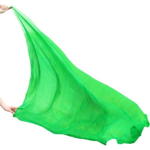 2016 high quality cheap dance veils womens sexy 100% silk belly dance veil wholesale green