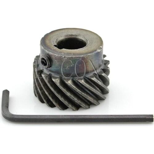 1pcs 1M18T Helical Gear Metal Wheel Motor Gear 8mm/10mm/12mm Bore Large Torque Ninety degrees Angle Gearing