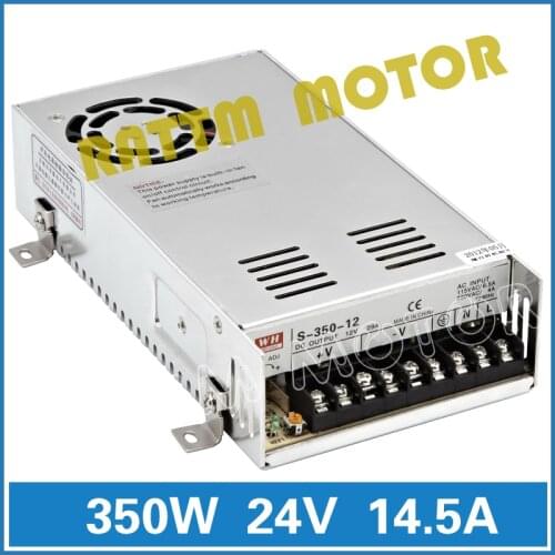 350W 24V Switch Power Supply CNC Router Single Output Power Supply Mill Cut Laser Engraver Plasma