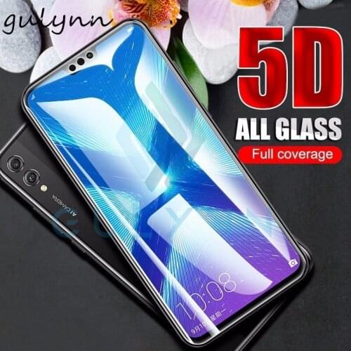 5D Full Cover Tempered Glass For Huawei Mate 20 10 P20 X Lite Pro Screen Protector For Huawei Honor 9X 8X 10 Lite Film Case 9H