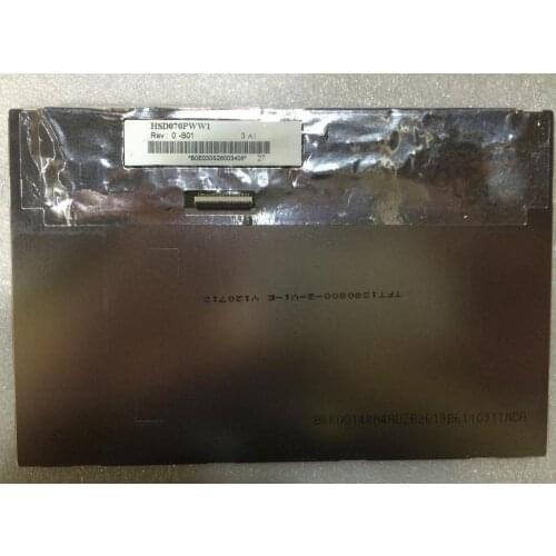 7 inch HD IPS LCD screen HSD070PWW1-B01 resolution 1280X800 LCD Displays screen