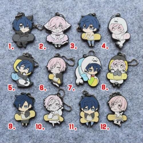 Anime Takarai Rihito TEN COUNT 10 count Keychain Rubber Strap Bag Charm New key rings