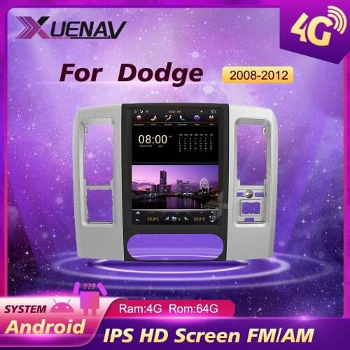 Car radio tape recorder head unit multimedia player For Dodge RAM 1500 2008 2009 2010 2011 2012 DVD Player GPS Navigation