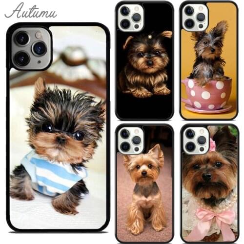 Yorkshire Terrier Yorkie Dog Pet Animal Phone Case for iPhone 11 12 Pro Max mini X XR XS SE 2020 5 6S 7 8 Plus Galaxy S8 S9 S10