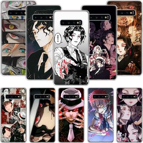 Demon Slayer Kibutsuji Muzan Phone Case For Samsung Galaxy S10 S20 S21 S9 S8 S7 Note 10 20 9 8 FE J4 J6 Ultra Plus Lite Pro + Ed