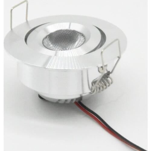 Dimmable 3W CREE Mini Spot Lights 12V 24V LED Ceiling Lighting Embedded Spotlight Bulbs Lamps for Home Shop Display Decoration