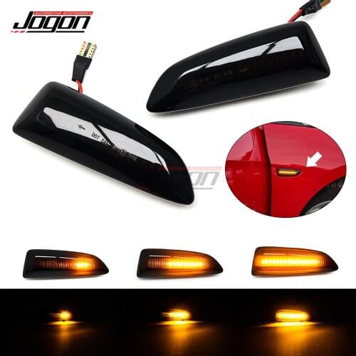 For Opel For Vauxhall Astra J K Crossland X Grandland Insignia B Zafira C LED Dynamic Turn Signal Light Side Fender Marker Lamp