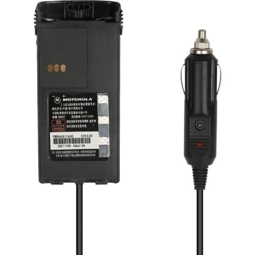 GP340 GP360 GP380 Walkie Talkie Batteria Charger The cigarette lighter 7.5V Car borrowing Plastic battery Charger