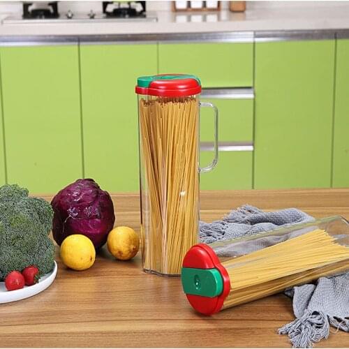 Noodle Box With Handle Sliding Lid Noodle Storage Storage Tank Pasta Storage Box