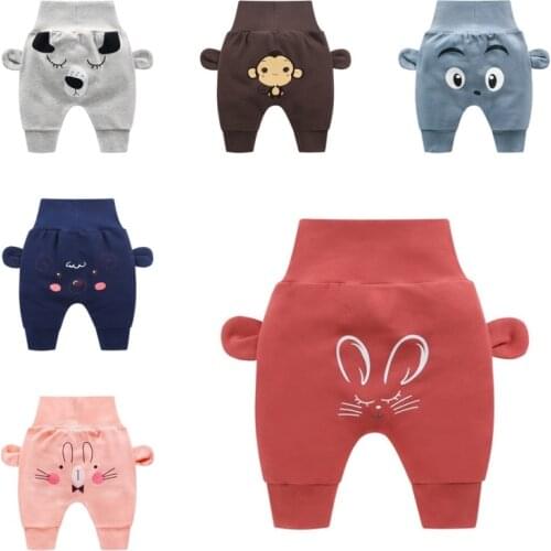 Baby Leggings Newborn Baby Girl Leggings Cotton Cartoon Pants Baby Boy Bottoms