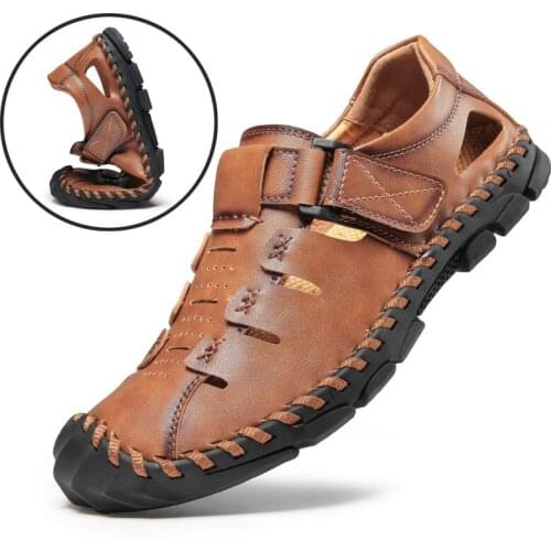 New Mens Summer Sandals Non Slip Beach Casual Shoes Fashion Outdoor Clogs Comfortable Black Slides Lightweight Loafers For Men