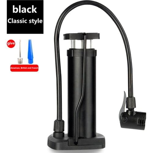 New 4-Color High-Pressure Foot Pump Aluminum Alloy Convex Surface Design, Non-Slip Base Universal Mini Portable Foot Pump