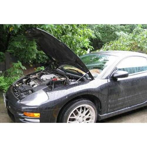 Front Hood Bonnet Gas Struts Lift Support Shock Damper Carbon Fiber For 2000-2005 Mitsubishi Eclipse Eagle Talon