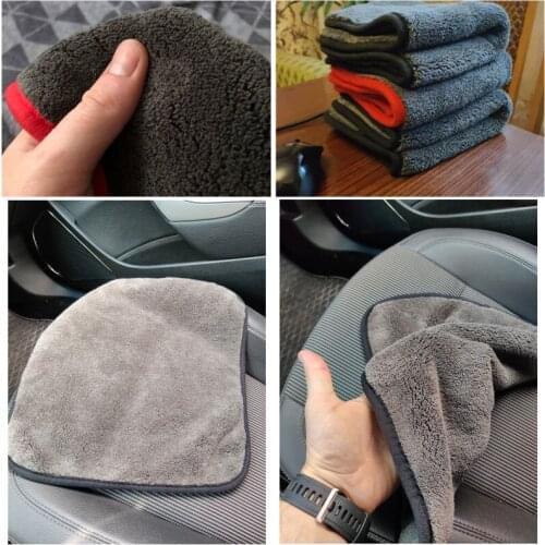 1200GSM Microfiber Towel for Car Cleaning Tool Car Wash Towel Car Detailing Drying Tools Microfiber Thicken Car Clean Towel