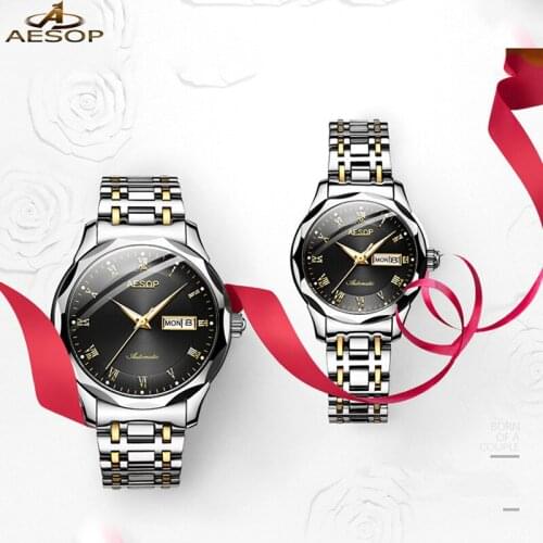 AESOP Luxury Women Mechanical Watch Japan Movement Automatic Watch Ladies Tungsten Steel Sapphire Female Clock Montre Femme