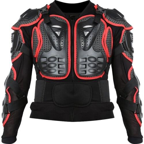 S-3XL Full Motorcycle Body Armor Protector Shirt Jacket Motocross Back Shoulder Protector Gear Armored Girder Black Wholesale